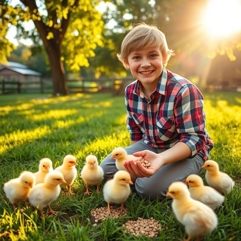 how to get baby chickens to like you